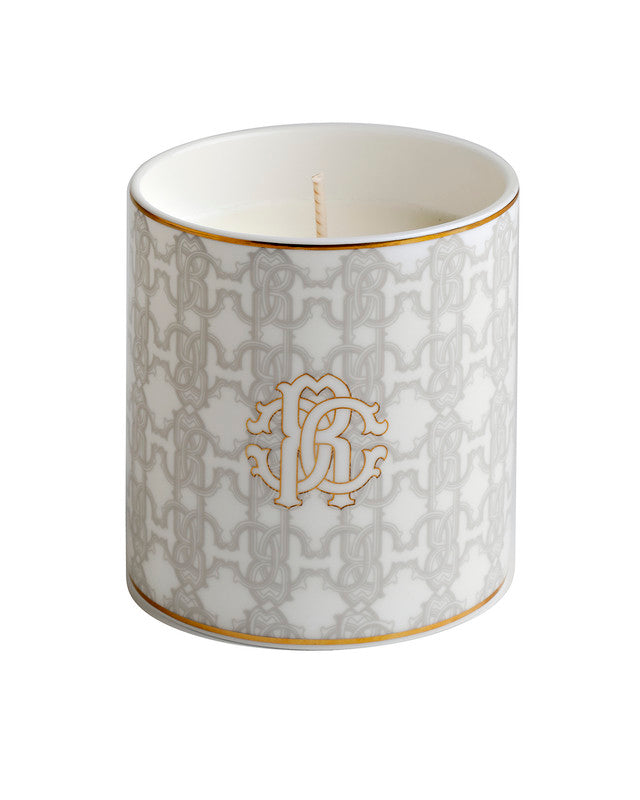 Scented Candle MONOGRAM 270 g  White diam. 3.3", H 3.5"